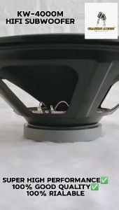 CLASSIC AUDIO KW-4000M "15"PROFESSIONAL HI-FI SUB WOOFER (ORIGINAL)