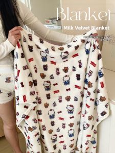 susan | Air Conditioning Blanket Milk Fleece Lap Throw 1pc