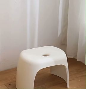 Small Stool Home Low Stool Small Bench Childrens Plastic Chair Shoe Stool Step on Foot Stool