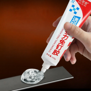 Indoor Environmentally Friendly No-Nail Waterproof Slow-Drying Transparent Adhesive