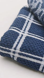 Cotton Hand Towel 39x65 / 40x70 – Checkered & Jacquard Floral | Soft & Absorbent | Lap Tangan