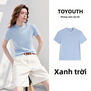Toyouth | Áo Thun Dấm Mềm Ôm Sát và Giúp Gọn Gàng 2026 Mùa Hè Mới