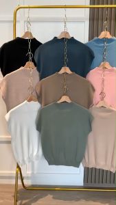 BL8953 Favorite Basic Highneck Knit Top