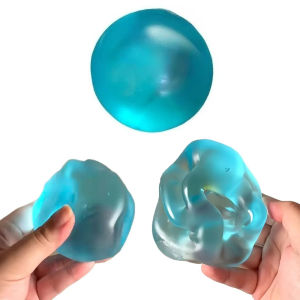 Blue Maltose Toys Squishy Anti Stress Sensory Fidgets Toy Soft Transparent Slow-rebound Decompression  Relax After Studying Toys