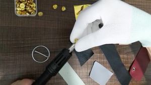 Heated Stamping Foil Pen Electric Hot Applicator Tool Kit Apply Foil to LeatherCraft Handmade Hot Stamping Foil