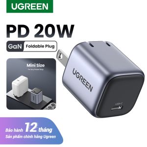 UGREEN USB Type C Sạc Nhanh GaN 20W Dây Sạc iPhone Sạc Nhanh USB C di động type C PD Sạc nhanh cho iPhone 15 14 Pro Max13 12 Pro Max 11 Mini 8 Plus