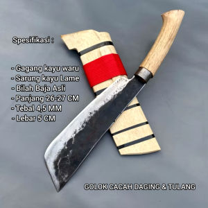 Golok CACAH TULANG/CACAH DAGING & TEBAS BAMBU SUPER TAJAM