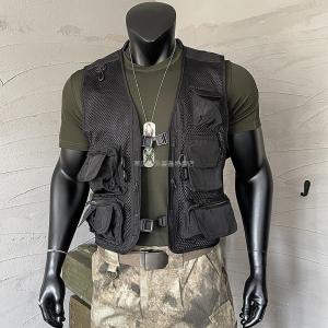 Áo Vest Chiến Thuật Mùa Hè Đa Năng Cho Nam Áo Vest Đi Xe Đạp Câu Cá Đường Dài Nhiều Túi Áo Vest Công Sở Quân Đội