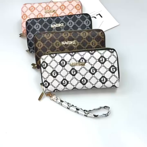 2004 ( READY STOCK ) WALLET LONG DOUBLE ZIP PURSES EU FASHION HOUSE