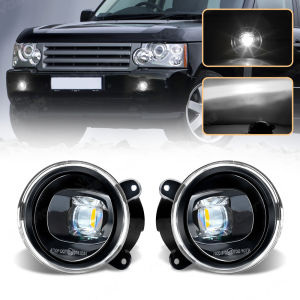 3000K LED White Fog Lights For Land Rover Discovery 2 3 Range Rover Sport L322 Front Bumper Driving Light XBJ000080 XBJ000090