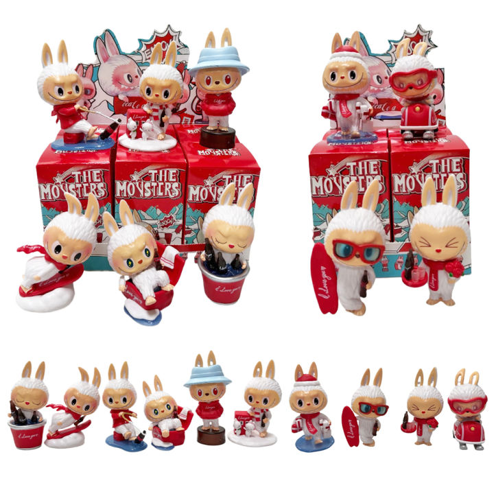 Labubu Original THE MONSTERS Labubu Doll  Series Action Figure Mystery Box Labubu Blind Box Christmas Gift Kids Toys ﻿