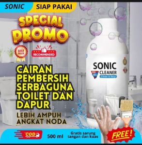SONIC Pembersih Kerak toilet / pembersih kerak lantai kamar mandi.