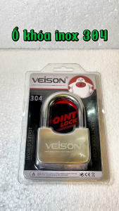 ổ khóa bằng inox Veison 70mm