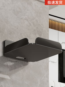 No-Drill Wall-Mounted Camera Storage Rack Indoor Outdoor Monitor Bracket Router Placement Holder Nordic Style Carbon Steel Shelf