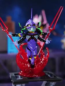 Funism | Evangelion EVA Unit 01 Anime Blind Box Rei Ayanami Asuka Langley Shinji Ikari Chibi Collectible Figure Desktop Room Decor Gifts