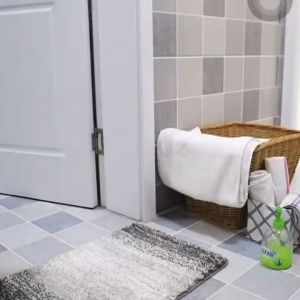 เช็ดเท้าพรมซับน้ำดี พรมทูโทน 40x60 ขนาด พรมดักฝุ่น คุณภาพดี พรมกันลื่น ซับน้ำดี แห้งไว 40*60 มม