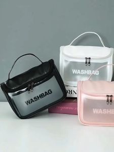 [LBH] Makeup Pouch Toiletry Bag With Hook Waterproof Travel Organizer Cosmetic Bag 旅行化妝包 Beg Kosmetik - MU29