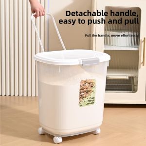 CHIZHIDU | Pest-Proof Airtight Moisture-Resistant Grain Storage Bin 50 Kilograms