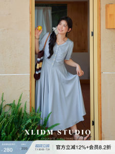 Concealing Stomach Slim Fit A-Line Dress