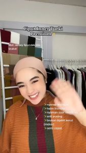 Ciput Cepol Turki Sanggul Premium Ciput Inner Turky Dalaman Kerudung Sanggul Brukat Ikat Rambut Hijab Wanita Muslimah