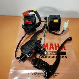 Paketan master rem assy komplit yamaha fizr plus saklar kiri kanan set handle dudukan handle kopling