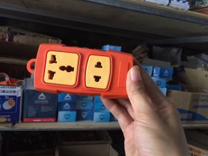Ổ cắm điện 2 ổ siêu chịu tải 6000W HINOKI