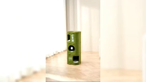 HATELI Cat Felt Beds for Indoor Cats - Large Cat Cave for Pet Cat House with Fluffy Ball Hanging and Scratch Pad 2 Floors/3 Floors All-in-one Cat Bed(Nest Pads Not Included)