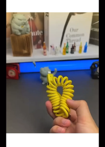 Kabel Data Spring 4in1 Macaron: Fast Charging & Serbaguna