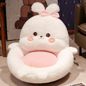 Cute Tatami Cushion Lazy Sofa Seat Bench Zafu Floor Seat Pad Bedroom Integrated Backrest Chair Pad Cartoon Anime Simple Modern Style