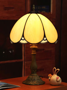 YIXUAN | Vintage Adjustable Warm Light Glass Energy-saving Table Lamp