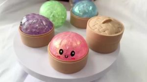 Bandai | Đồ Chơi Squishy Hình Bánh Bao Lấp Lánh Nhiều Màu Sắc - Giúp Giảm Căng Thẳng Thư Giãn Tăng Cường Hạnh Phúc Giảm Lo Âu Dành Cho Lứa Tuổi Từ 14 Trở Lên