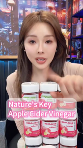 Local Stock Nature’s Key Halal Apple Cider Vinegar Gummies - Effective Digestion and Natural Cleanse Supplement COD