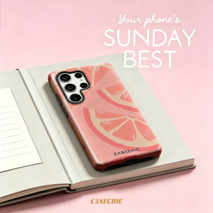 Potdemiel | Gradient Vertical Stripe For Samsung Galaxy S26 S25 S24 A56 A36 Phone Case Double-Layer Protection Cover for Women Girl CaseChic
