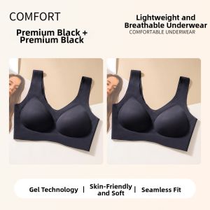 QIANYAKOU | Breathable Slimming Underwire Free Womens Bra
