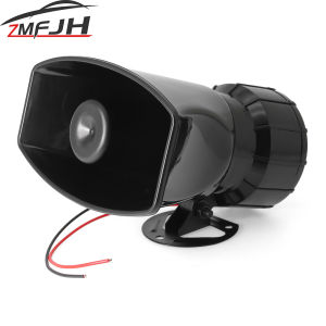 12V 7 Sounds Car Horn Speaker Wireless Electronic Siren Loud Warning Alarm For Car Trucks Remote Controller Siren Air Horn