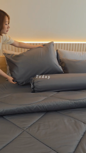 ชุดผ้าปูที่นอน Soul Sleep - Gray Loft Collection (แบบรวมผ้านวม)