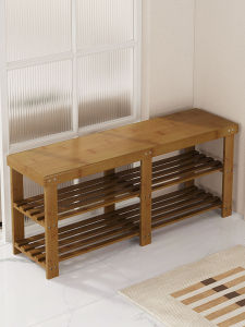 XUNHUAI | Multipurpose Entryway Shoe Cabinet Shoe Rack Bench with Drying Shelf