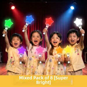 BEAUTY IN THE LIGHT | Fluorescent Star Shaped Wands Stage Performance Accessories