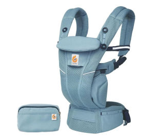 E R G O B A B Y Omni Breeze ทั้งหมดในหนึ่งตาข่ายกระเป๋าเป้อุ้มเด็กมีรูระบายอากาศ0-48เดือน