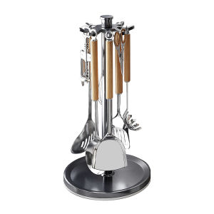 youqin | Rotating Hooks Organizer Stand Kitchen Utensil Storage