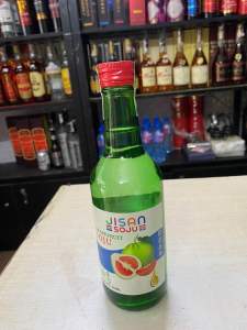 Sô Chu Soju JISAN Grapefruit 13.5% 360ml- Vị Bưởi
