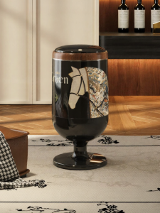 MEISD | Luxury Retro High Pedestal Garbage Bin With Lid