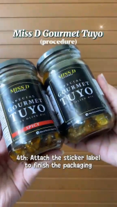 Miss D Gourmet Tuyo Original and Spicy - Special Gourmet Tuyo in Pure Olive Oil - Ready to Eat - Authorized Seller - Fast Delivery