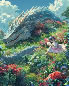 KAYOU | Bộ Tranh Sơn Dầu Acrylic Theo Số Fantasy Dragon - Tranh Vẽ Tay Độc Đáo Trang Trí Tường Phòng Ngủ Quà Tặng Độc Đáo Cho Người Lớn