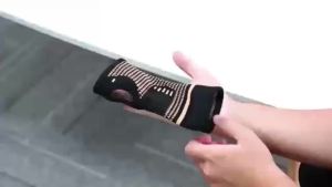 Tay Áo Nén Cổ Tay Bằng Đồng Thau Co Giãn Thoáng Khí Hỗ Trợ Cổ Tay Dành Cho Người Lớn Chất Liệu Polyester Mềm Mại