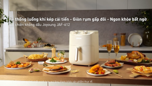 Nồi chiên không dầu 6L Joyoung JAF-612 | Công suất 1700W | Điều khiển núm xoay