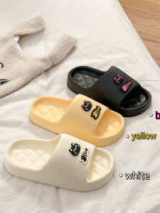 Dép Nữ Mùa Hè EVA Hoạt Hình Dễ Thương Chống Trượt Trong Nhà Ngoài Trời Dép Lê Phong Cách La Mã Đế Bằng Đế Thấp Thời Trang