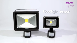 EVE โคมฟลัดไลท์ แอลอีดี LED เดินผ่านแล้วติด รุ่น SENSOR ขนาด 10 ถึง 50 วัตต์ แสงขาว 6500K