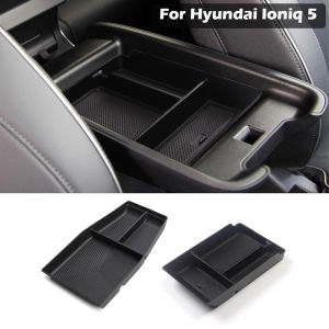 Center Console Organizer for Hyundai Ioniq 5 2025 2026 Center Console Storage Box Upper Lower Console Tray Accessories