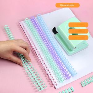【Free Shipping】Binder Hole Opening Closing Detachable Binding Ring Loose-leaf Buckle Plastic Clip Strip